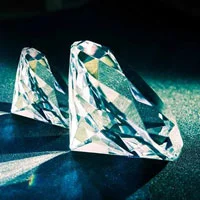 Brilliant-cut diamond symbolizing luxury and timeless elegance