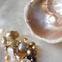 Natural pearls symbolizing purity, elegance, and timeless beauty