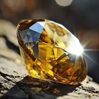 Radiant yellow sapphire gemstone symbolizing prosperity and wisdom